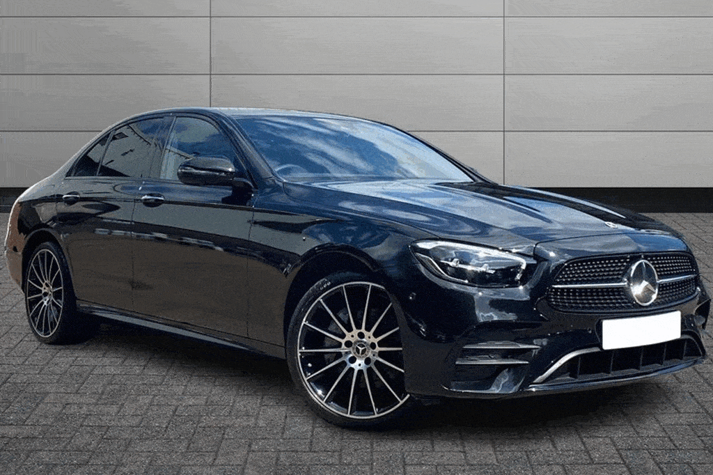 Mercedes E-Class chauffeur car Manchester — black executive saloon
